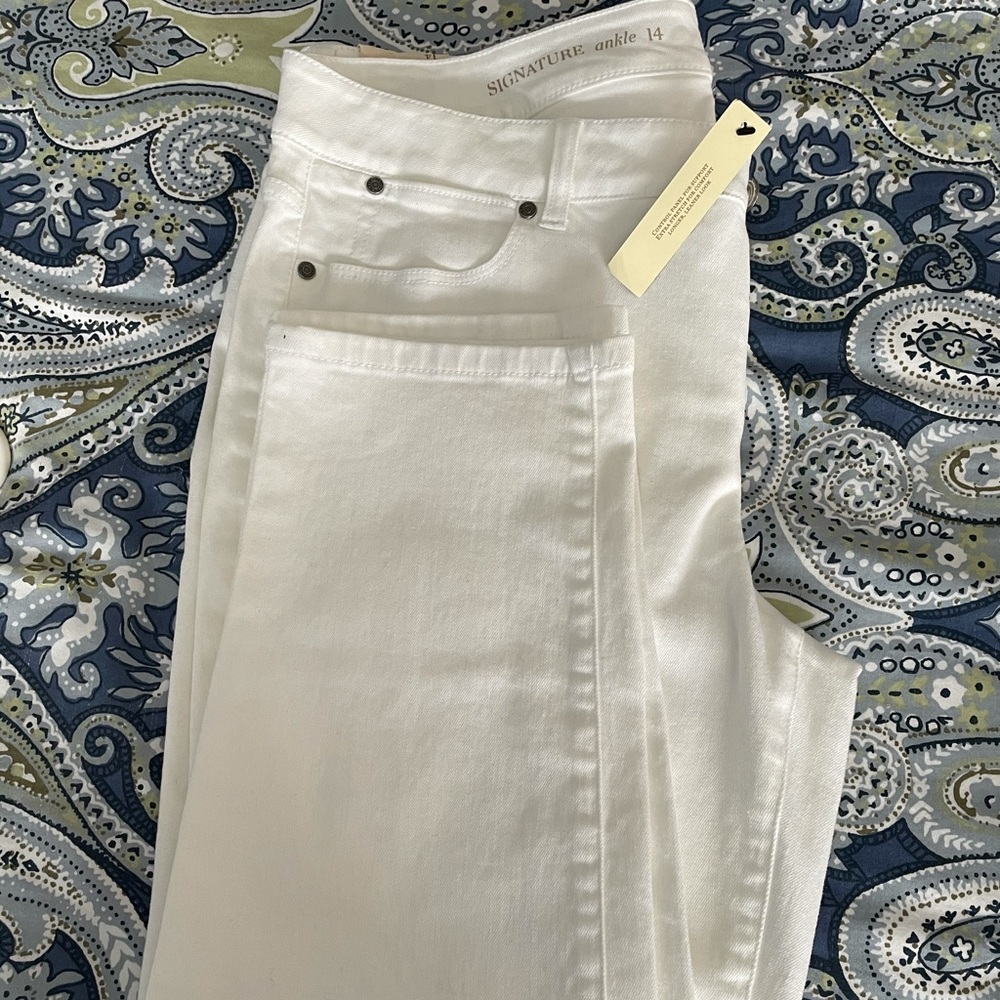 Talbots NWT “Signature Ankle 14 jeans”